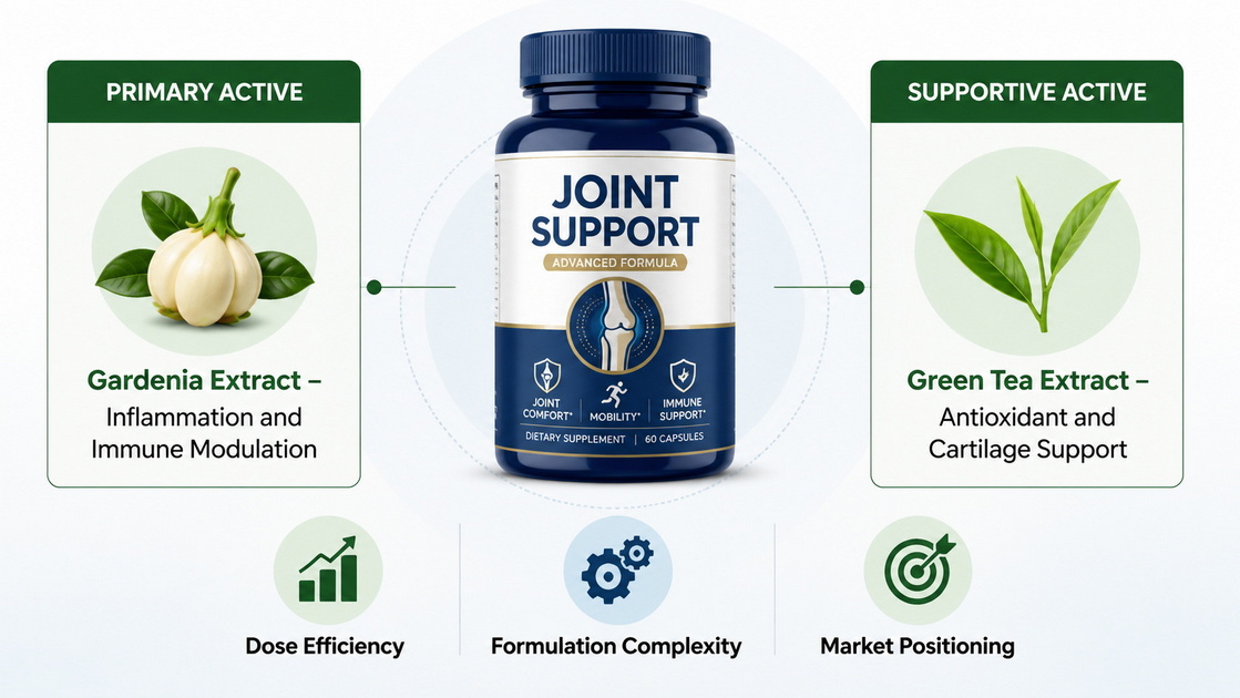 Joint Formula Strategy With Gardenia And Green Tea Joint Formula Strategy With Gardenia And Green Tea