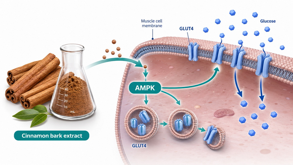 Cinnamon Bark Extract GLUT4 Pathway Cinnamon Bark Extract GLUT4 Pathway