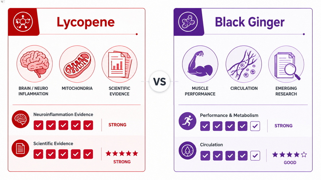 Lycopene Versus Black Ginger Evidence Comparison Lycopene Versus Black Ginger Evidence Comparison