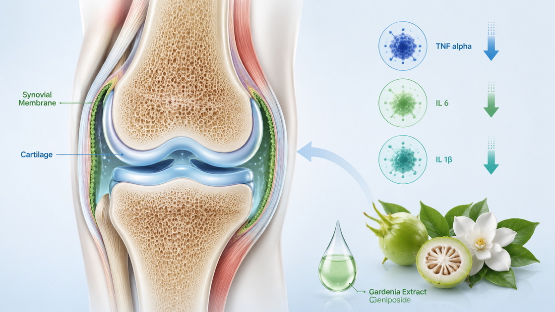 Gardenia Extract Joint Mechanism Gardenia Extract Joint Mechanism
