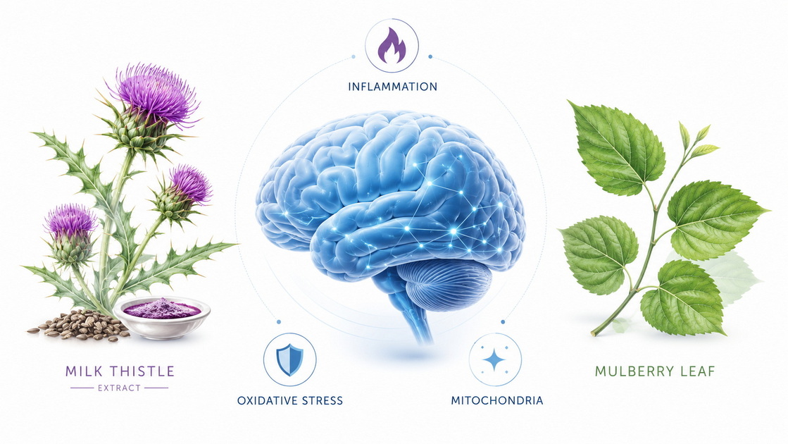 Milk Thistle And Mulberry Neuroinflammation Overview Milk Thistle And Mulberry Neuroinflammation Overview