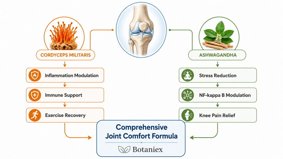 Dual Pathway Joint Support Concept Diagram Dual Pathway Joint Support Concept Diagram