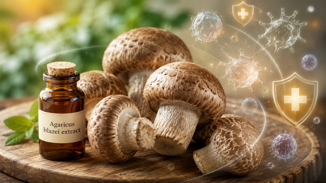 Agaricus Blazei Immune Support Concept Agaricus Blazei Immune Support Concept