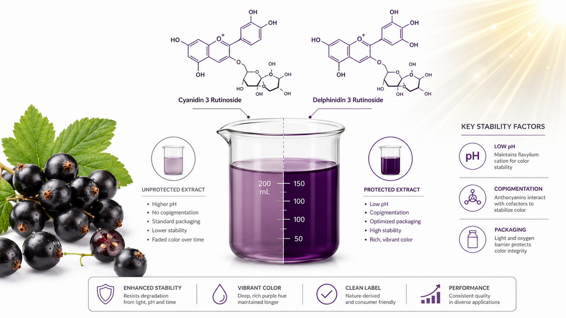Black Currant Anthocyanin Light Stability Pathways Black Currant Anthocyanin Light Stability Pathways