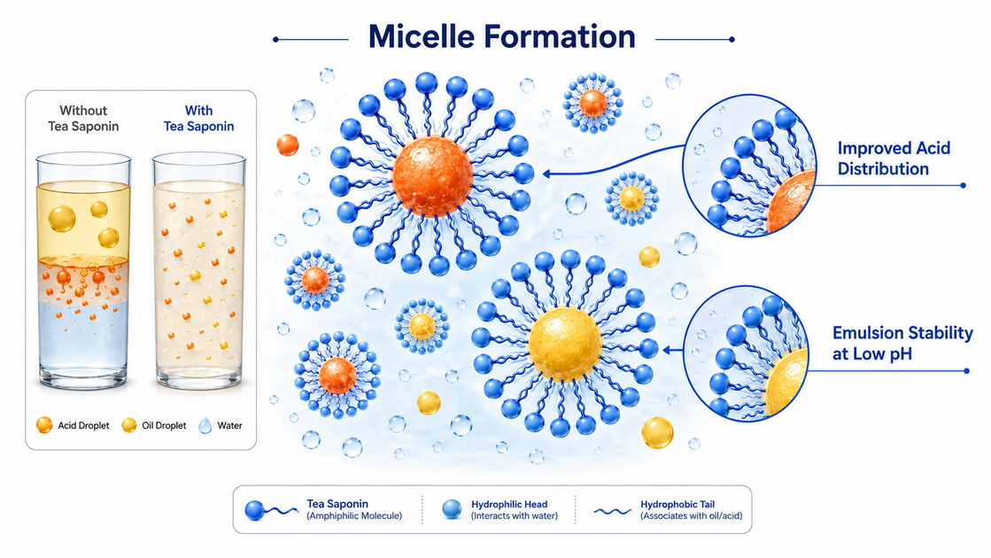 Tea Saponin Surfactant Micelles Tea Saponin Surfactant Micelles