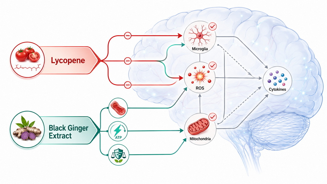 Neuroinflammation Pathways Lycopene And Black Ginger Neuroinflammation Pathways Lycopene And Black Ginger