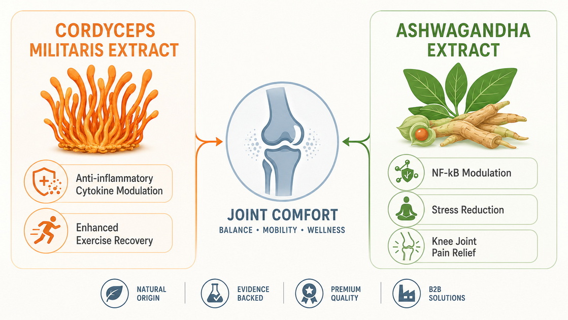 Cordyceps Versus Ashwagandha Mechanism Comparison Cordyceps Versus Ashwagandha Mechanism Comparison