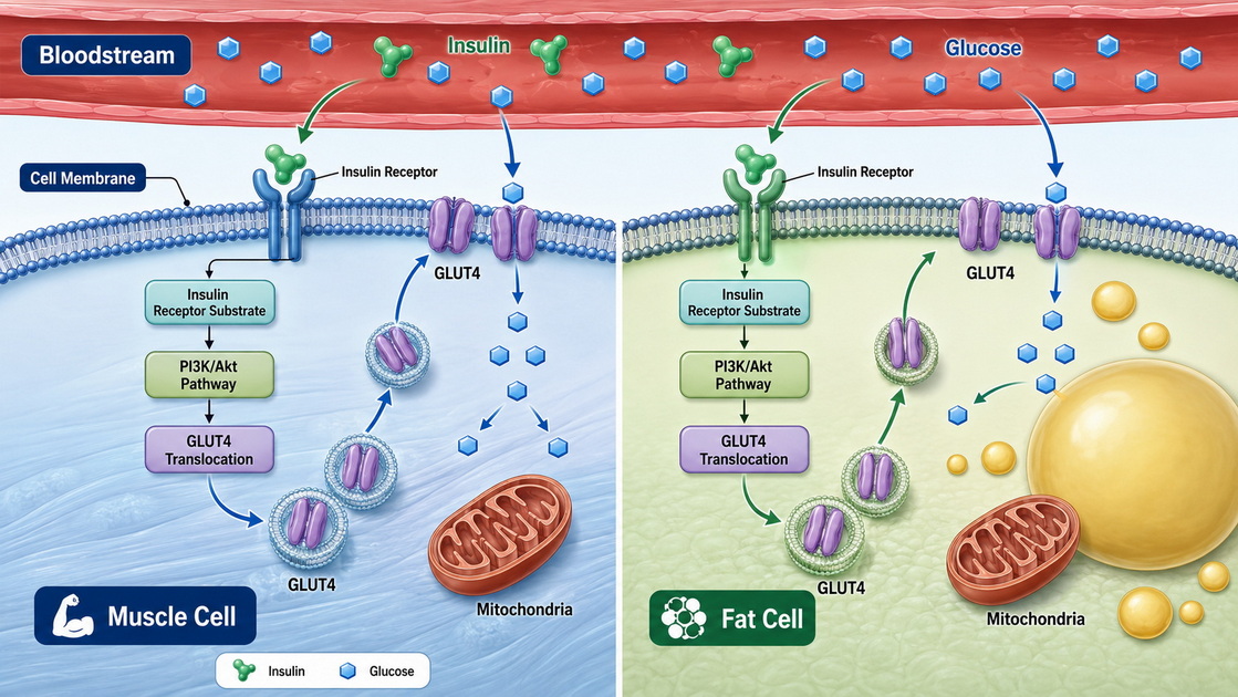 Glucose Disposal Pathway Cellular Mechanism Glucose Disposal Pathway Cellular Mechanism