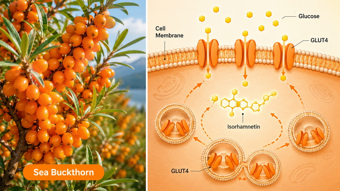 Sea Buckthorn GLUT4 Activation Mechanism Sea Buckthorn GLUT4 Activation Mechanism
