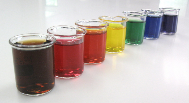 Natural Food Colors in different colors