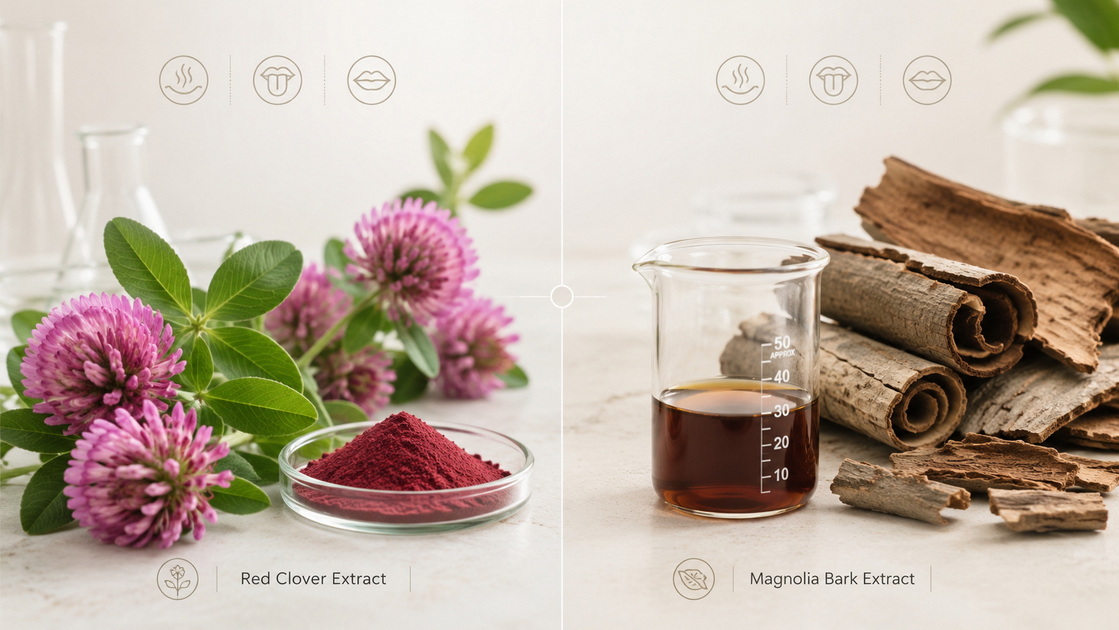 Red Clover Extract Vs. Magnolia Bark Extract: Selecting The Superior Sensory Profile Optimization