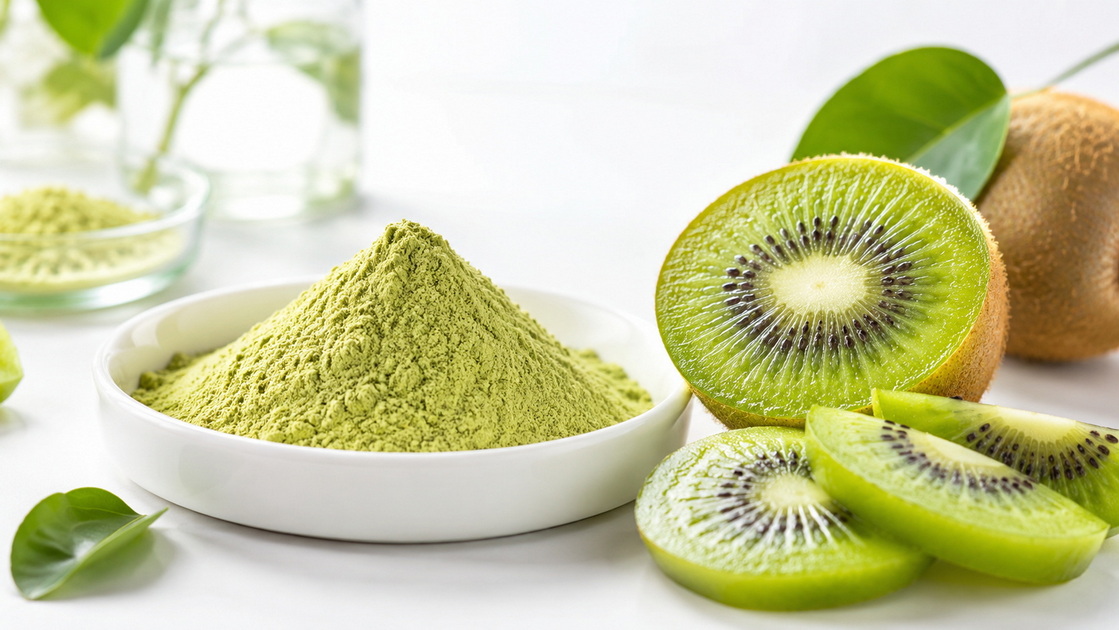 Kiwi Fruit Extract Fresh Ingredient Concept