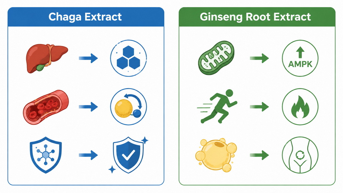 Chaga And Ginseng Metabolic Pathways