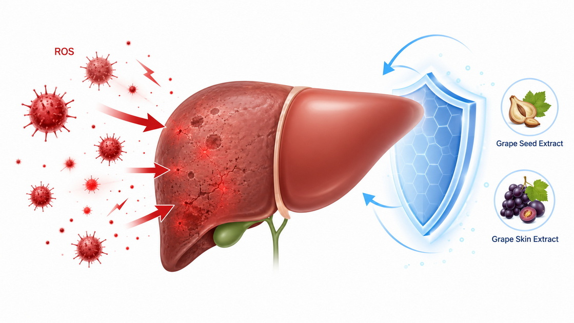 Grape Seed Extract Vs. Grape Skin Extract: Synergistic Support for Liver Oxidative Stress
