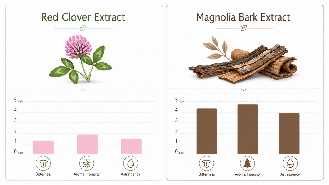 Sensory Profile Comparison Red Clover And Magnolia