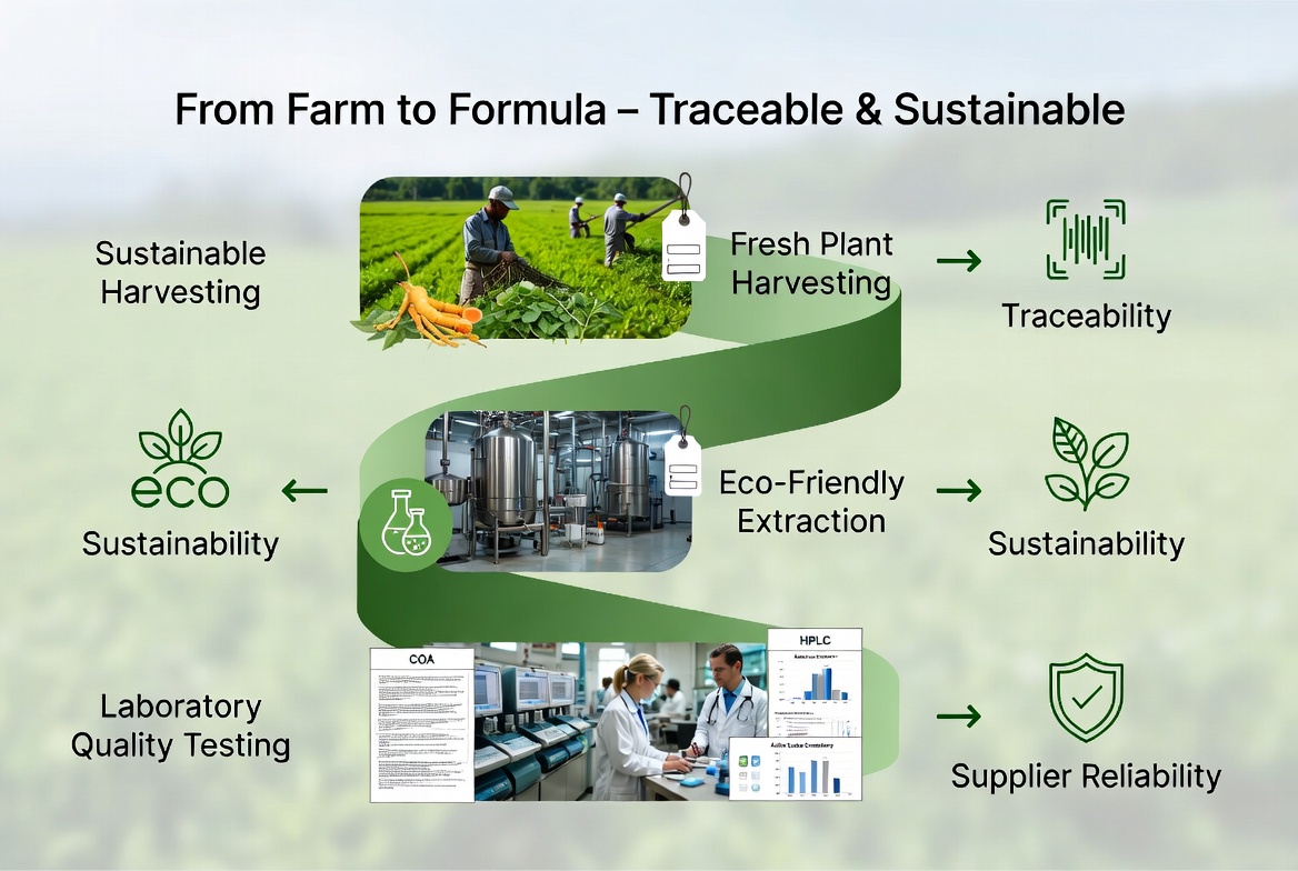 Sustainable Botanical Sourcing And Production