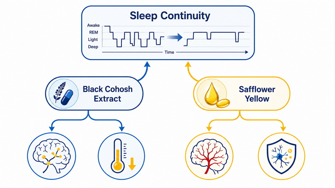 Dual Pathway Sleep Continuity Formula Concept
