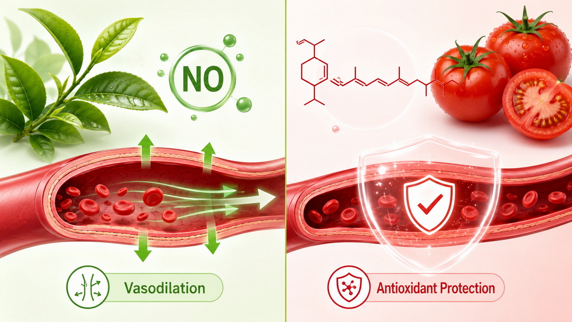 Green Tea And Lycopene Comparison