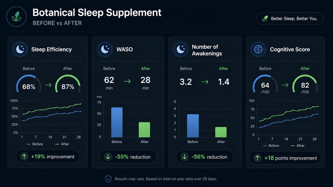 Sleep Metrics And Cognitive Performance Dashboard