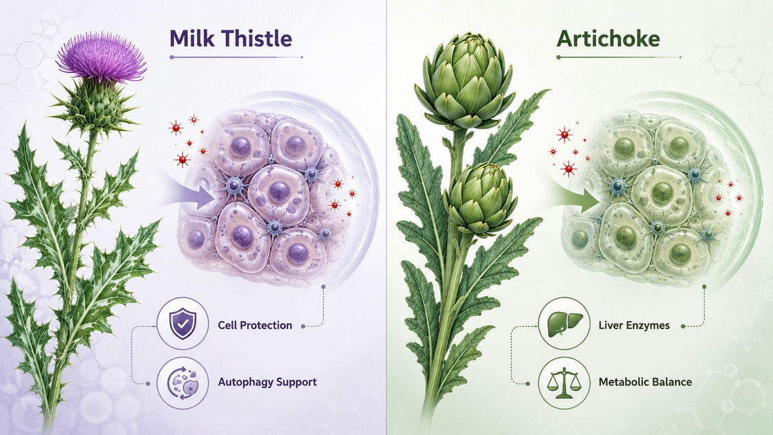 Milk Thistle And Artichoke Liver Support