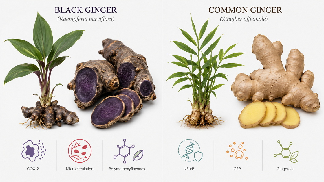 Black Ginger Ginger Mechanism Comparison