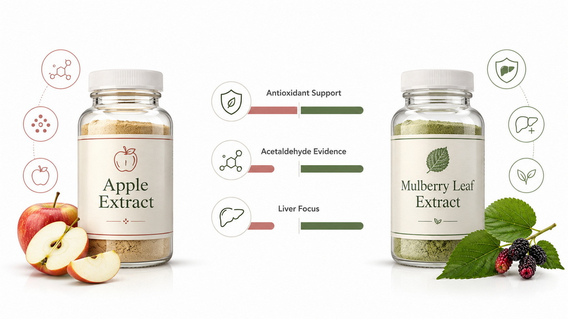 Apple And Mulberry Extract Comparison